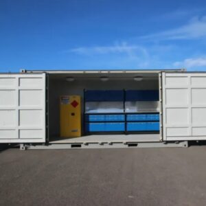 20′ werkstattcontainer mit seitenöffnung